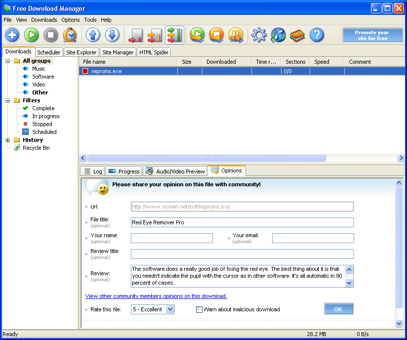 free download manager freeware