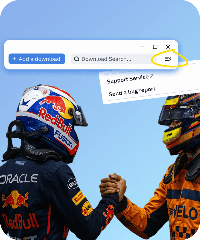 A photo of two athletes shaking hands in support